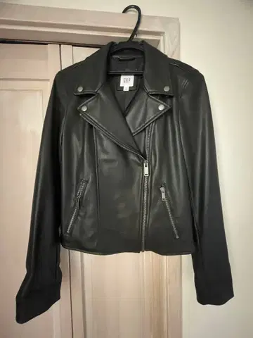 GAP 블랙 라이더 자켓