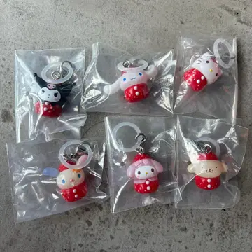 딸기 메지루시 액세서리 산리오 캐릭터즈 컴플리트 전 6종