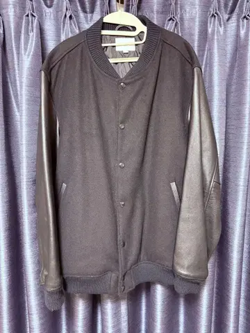 URBAN RESEARCH 블랙 바시티 자켓 L