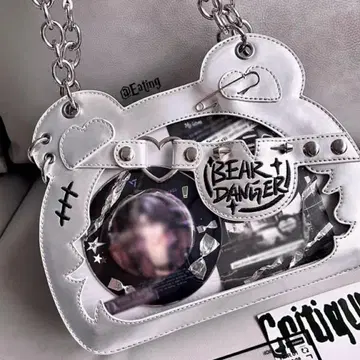 g triger 캔뱃지 케이스 포함 지뢰계 곰 이타백