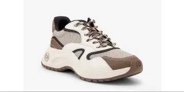 새상품 Michael Kors 화이트/브라운 스니커즈