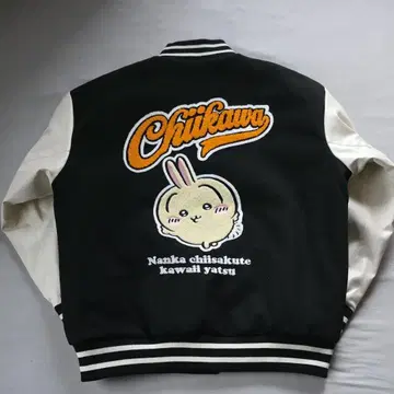 치카와 바시티 자켓 블랙과 화이트 아베일 콜라보