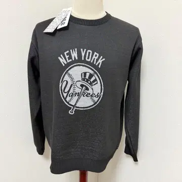 미사용 새상품 MLB 뉴욕 양키스 로고 니트 L 정품 M-39