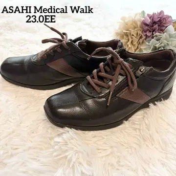 아사히 메디컬 워크 컴포트 슈즈 레이스업 23EE 블랙