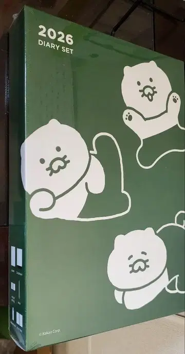 2026년 한국 KAKAO 다이어리 세트 그린