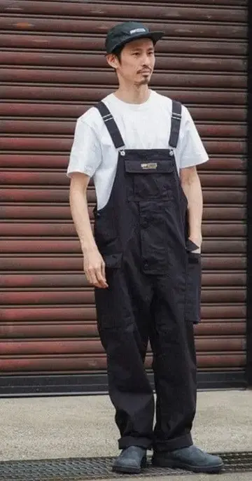 그립스와니 GSP-104 오버롤 S 블랙