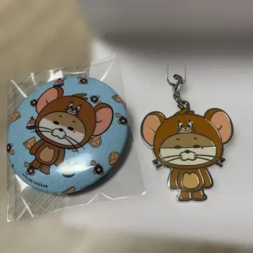 프네크도 달링 캔뱃지 & 키링 2개 세트