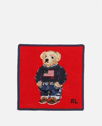 셔닐 직조 손수건 폴로베어