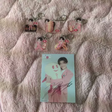 신하마 레온 나고미노 코메야 아크릴 키링 컴플리트 (5종) & 사진