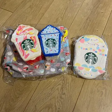 스타벅스 파우치와 프라푸치노 소품함 세트