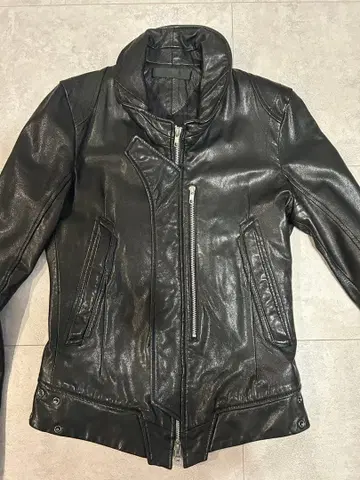 EKAM 에카 가죽 자켓 라이더 자켓 램 가죽 블랙 블랙