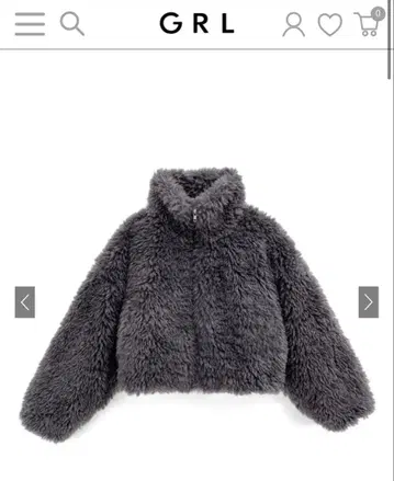 GRL 그레이 보아 자켓 택 포함 새상품