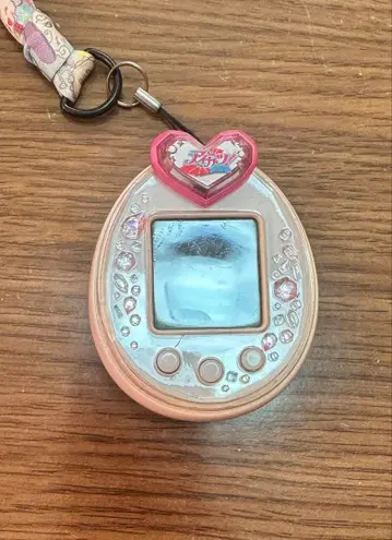 알 모양 디지털 반려동물 클리어 핑크