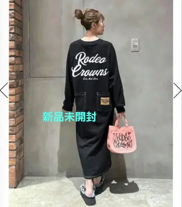 래글런 칼라 스티치 원피스 미개봉 새상품