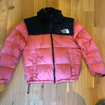 THE NORTH FACE 다운 자켓 L 사이즈 핑크/블랙