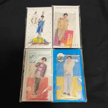 나니와단시 나가오 켄토 아크릴 스탠드 4개 세트 굿즈 묶음 판매 미개봉품