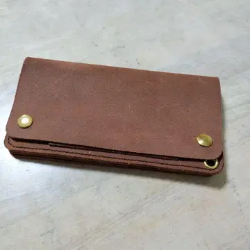 트래커 지갑 가죽 바닥