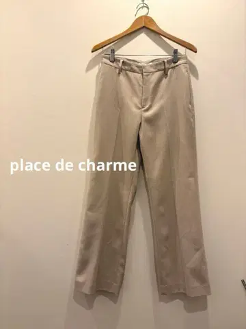 plage de charme 센터 프레스 와이드 팬츠 울 36 루돔