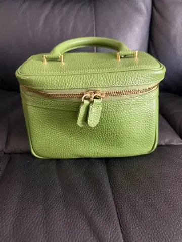 ch!iii 그린 가죽 핸드백 더블 지퍼