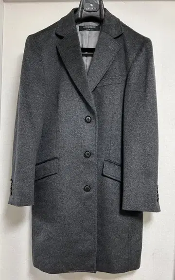 ANNIVERSAIRE PREMIER 그레이 체스터 코트 사이즈 L