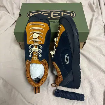 새상품! JASPER 재스퍼 KEEN 네이비/오렌지 스니커즈