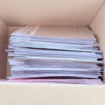 [ 미검품 ] 약 21kg 제일복권 하위상 클리어 포스터 등 묶음 판매