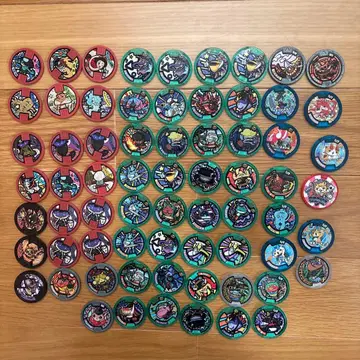 요괴워치 요괴 메달 캐릭터 코인 68장 세트