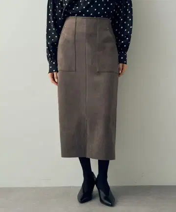 (중고) YECCA VECCA 타이트 스커트 차콜