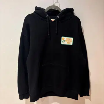 HAVE A GRATEFUL DAY 양면 프린트 후드티 L 블랙