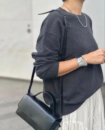 에트레토쿄 2024 릴랙시 캐시미어 니트 풀오버 그레이