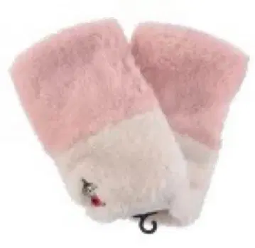 무민 리틀미이 퍼 손가락 없는 장갑 암워머