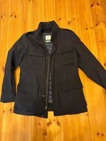 M.I.D.A. 블랙 밀리터리 자켓