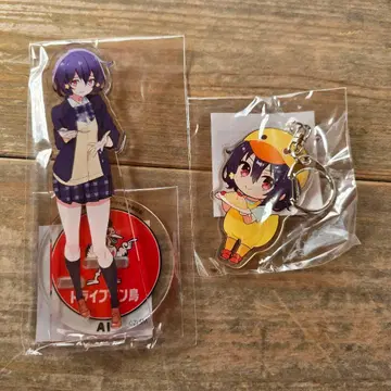 미즈노 아이 드라이브인 토리 아크릴 스탠드 키링 세트