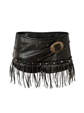 y2k 갸루 펑크 archive 그런지 가죽 숏팬츠