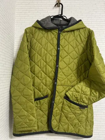 LAVENHAM 퀼팅 자켓 올리브 그린