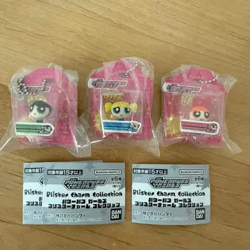 BANDAI 파워퍼프걸즈 프리스타 참 3개 세트