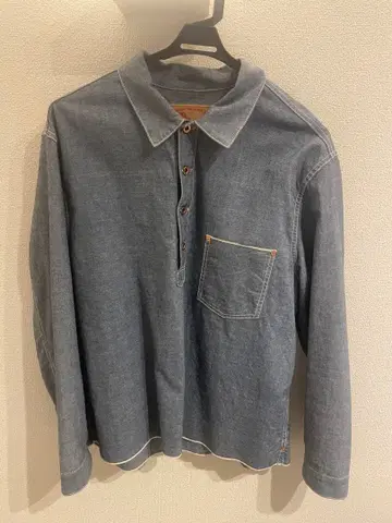 FOB FACTORY 셀비치 샴브레이 풀오버 셔츠