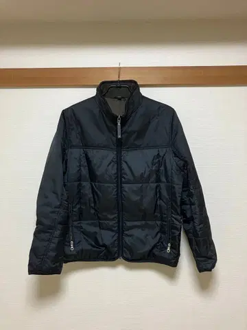 다운 자켓 유니클로 지퍼 블랙 M