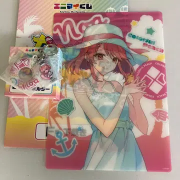 컬러풀 피치 노아 물놀이 튜브 키링, 책받침 히카라타 파크