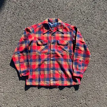 [ 70s ] PENDLETON 울 체크 보드 셔츠
