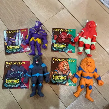 스트렛치즈 뮤턴트 파이터즈 피규어 4체 세트