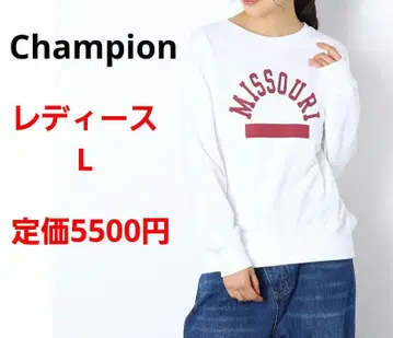 [새상품] Champion 여성용 L 트레이닝복 긴팔 화이트