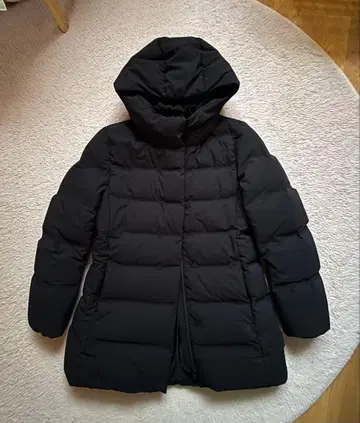 UNIQLO 후드 부착 롱 다운 자켓 M