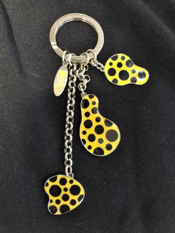 쿠사마 야요이 물방울 패턴 키링