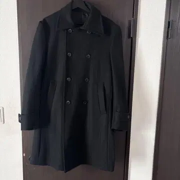 남성용 코트 블랙