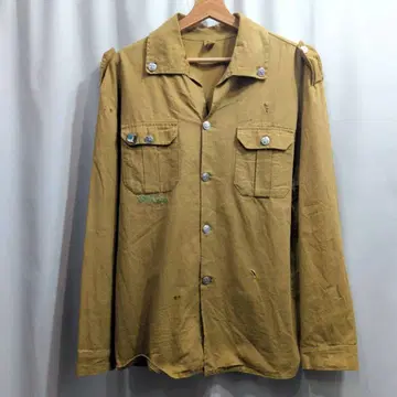 Vintage 밀리터리 필드 셔츠 L 상당 남성용