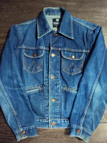 빈티지 70S80S 랭글러 데님 자켓 S 사이즈 벌집