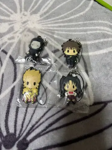 Fate/zero 러버 스트랩 컬렉션 코토미네 키레이 길가메쉬 린