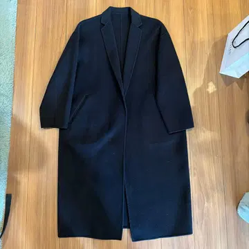 Plage 블랙 롱 코트 사이즈 36