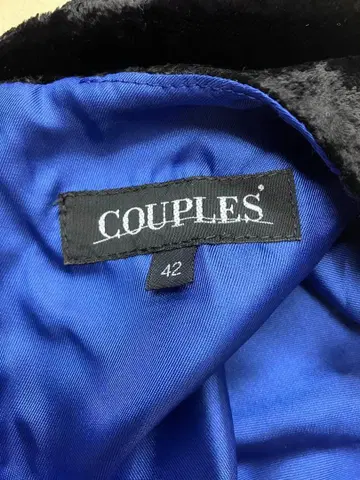 [조금 멋진 베스트] 일본제 레나운 코듀로이 주름 가공 진블랙 지퍼 부착